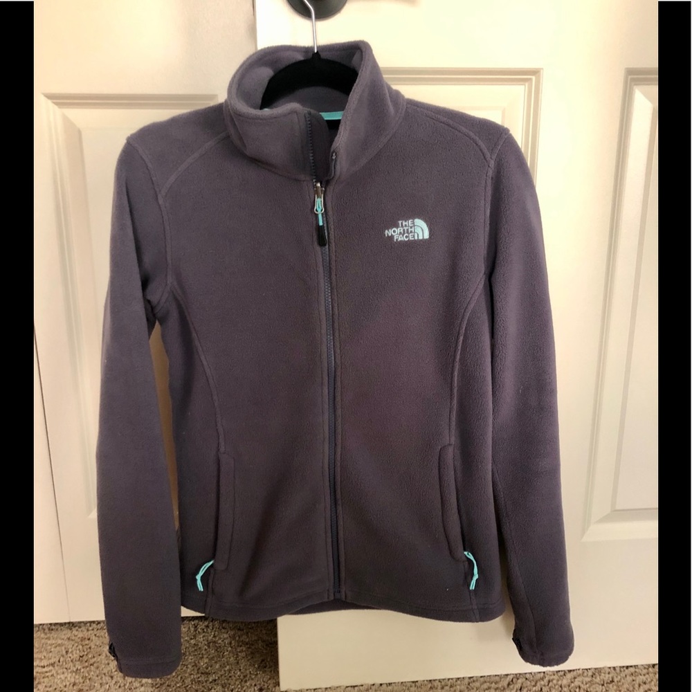 North Face full zip fleece jacket